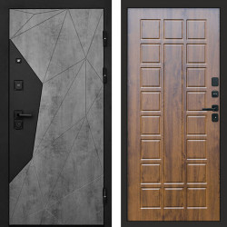 Входная дверь Termo-Door Авангард Бетон - Престиж дуб