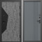 Входная дверь Termo-Door Авангард Бетон - Страйп Грей Софт