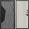 Входная дверь Termo-Door Авангард Бетон - Страйп Слоновая Кость