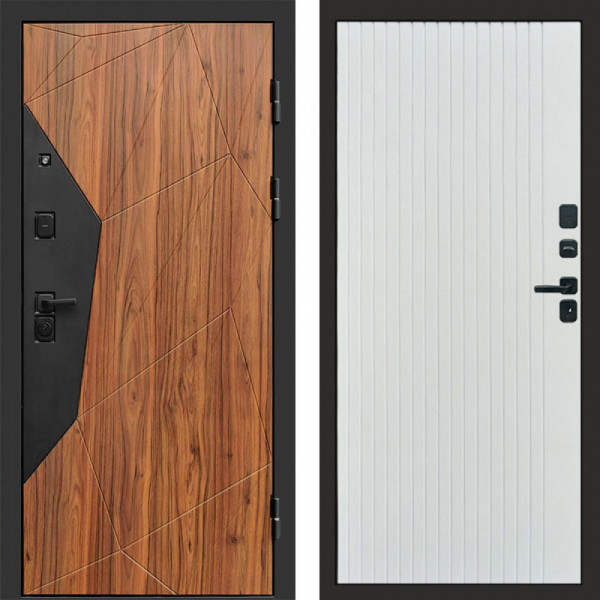 Входная дверь Termo-Door Авангард Дуб Каньон - Flat Белый софт