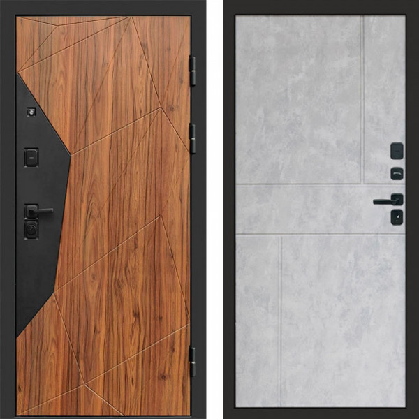 Входная дверь Termo-Door Авангард Дуб Каньон - Горизонт бетон светлый