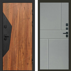 Входная дверь Termo-Door Авангард Дуб Каньон - Горизонт Grey софт