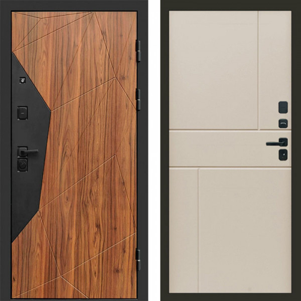 Входная дверь Termo-Door Авангард Дуб Каньон - Горизонт Слоновая кость