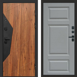 Входная дверь Termo-Door Авангард Дуб Каньон - Лион Grey софт
