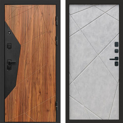 Входная дверь Termo-Door Авангард Дуб Каньон - Лучи бетон светлый