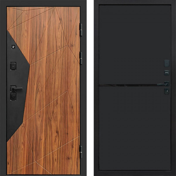 Входная дверь Termo-Door Авангард Дуб Каньон - Нео Black