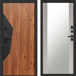 Входная дверь Termo-Door Авангард Дуб Каньон - Зеркало лиственница