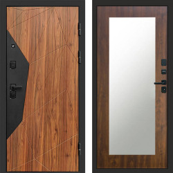 Входная дверь Termo-Door Авангард Дуб Каньон - Зеркало Триумф дуб