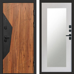 Входная дверь Termo-Door Авангард Дуб Каньон - Зеркало Триумф лиственница