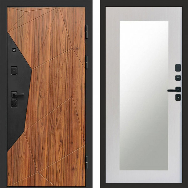 Входная дверь Termo-Door Авангард Дуб Каньон - Зеркало Триумф лиственница