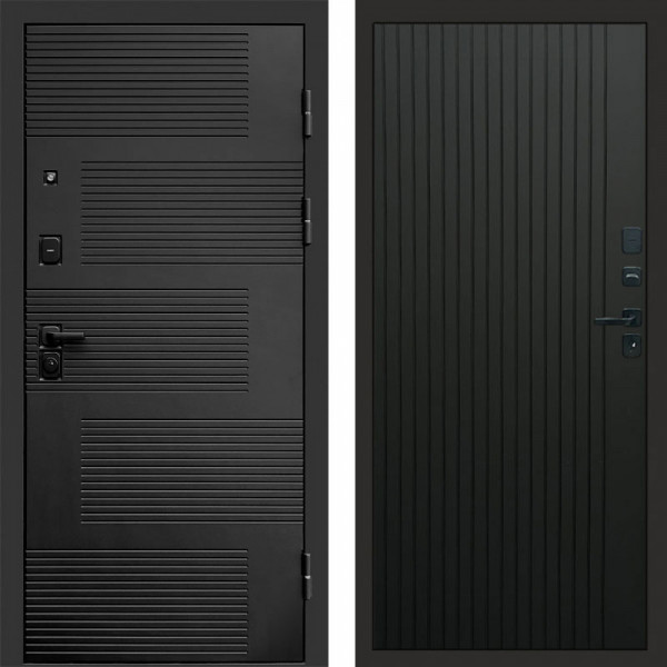 Входная дверь Termo-Door Фаворит - Flat Черный кварц