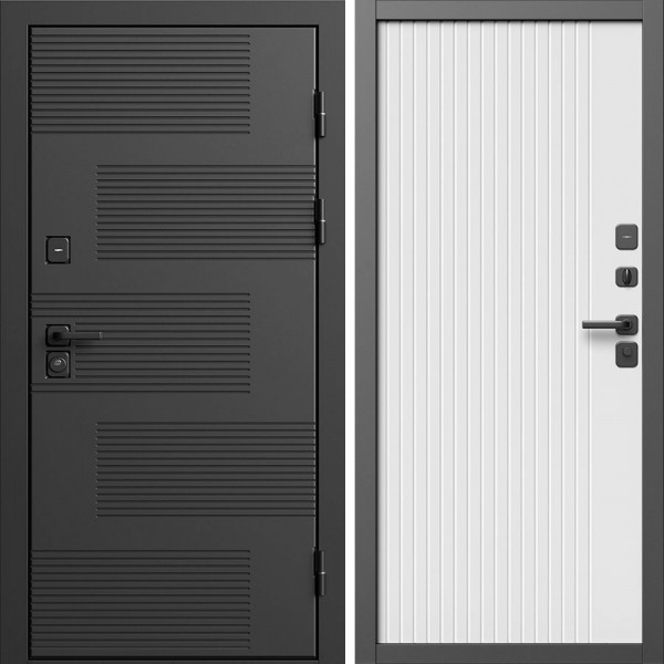 Входная дверь Termo-Door Фаворит - Флэт Белый софт