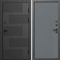 Входная дверь Termo-Door Фаворит - Флэт Черный кварц