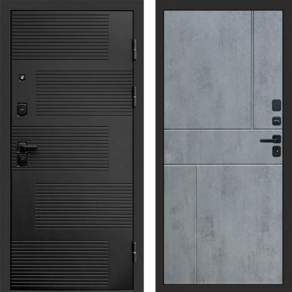 Входная дверь Termo-Door Фаворит - Горизонт бетон темный