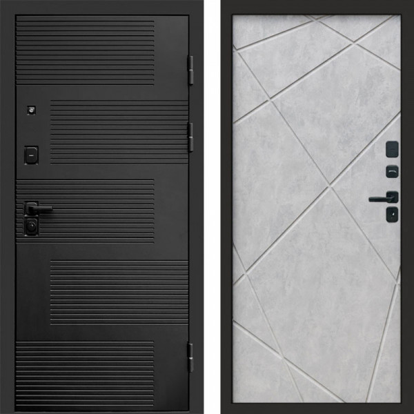 Входная дверь Termo-Door Фаворит - Лучи бетон светлый