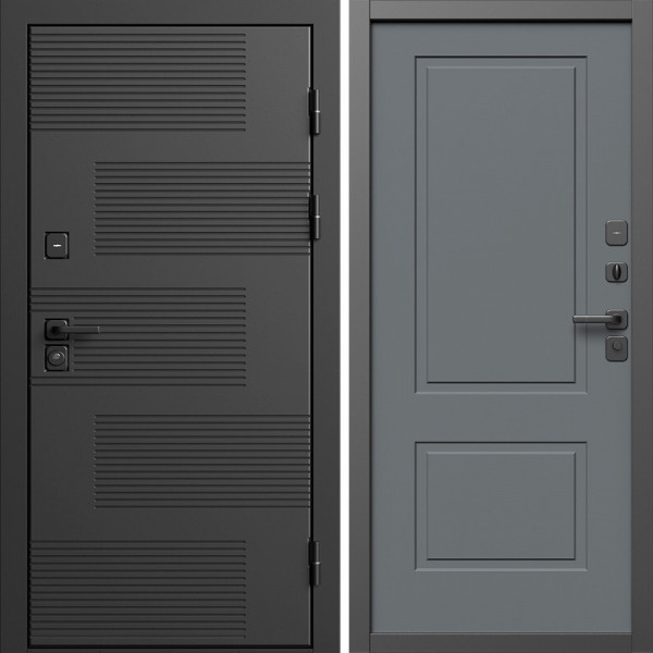 Входная дверь Termo-Door Фаворит - Нео Классика Грей Софт