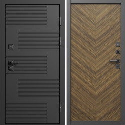 Входная дверь Termo-Door Фаворит - Плаза Елочка Орех