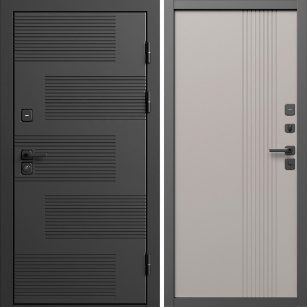 Входная дверь Termo-Door Фаворит - Страйп Капучино