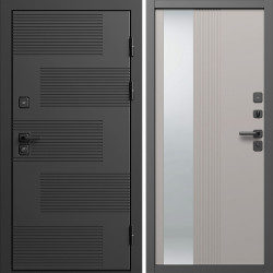 Входная дверь Termo-Door Фаворит - Зеркало Люмис Капучино