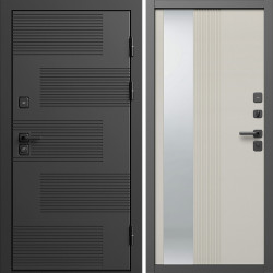 Входная дверь Termo-Door Фаворит - Зеркало Люмис Соновая Кость