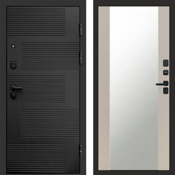 Входная дверь Termo-Door Фаворит - Зеркало Слоновая кость