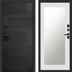 Входная дверь Termo-Door Фаворит - Зеркало Триумф Белый софт