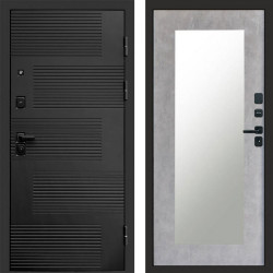 Входная дверь Termo-Door Фаворит - Зеркало Триумф бетон светлый