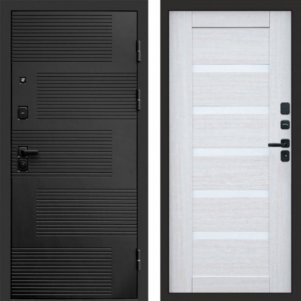 Входная дверь Termo-Door Фаворит - Зеркало Триумф Царга лиственница 4500 / 5500