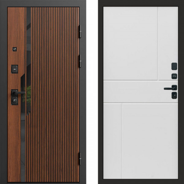 Входная дверь Termo-Door Флекс - Горизонт белый