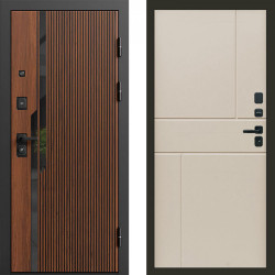 Входная дверь Termo-Door Флекс - Горизонт Слоновая кость
