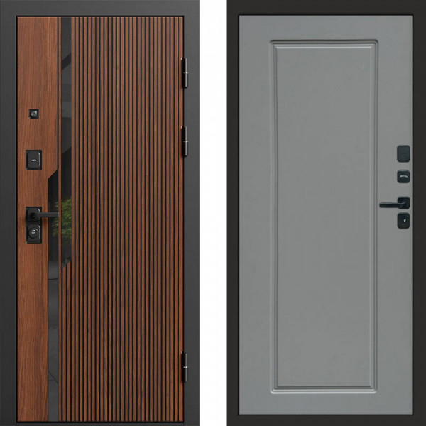 Входная дверь Termo-Door Флекс - Гранд Grey софт