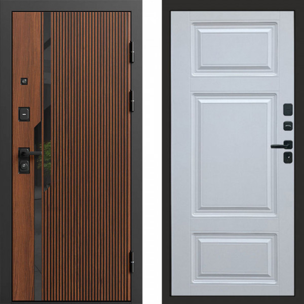 Входная дверь Termo-Door Флекс - Лион Белый софт