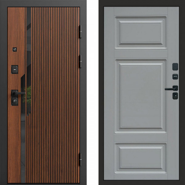 Входная дверь Termo-Door Флекс - Лион Grey софт