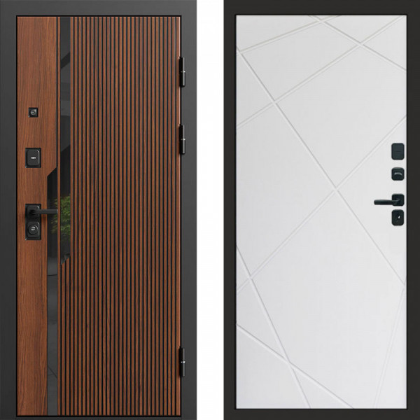 Входная дверь Termo-Door Флекс - Лучи белый