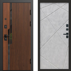 Входная дверь Termo-Door Флекс - Лучи бетон светлый