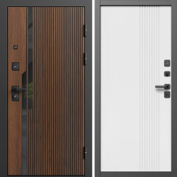 Входная дверь Termo-Door Флекс - Страйп Белый Софт