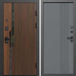 Входная дверь Termo-Door Флекс - Страйп Грей Софт