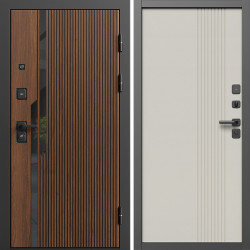 Входная дверь Termo-Door Флекс - Страйп Слоновая Кость