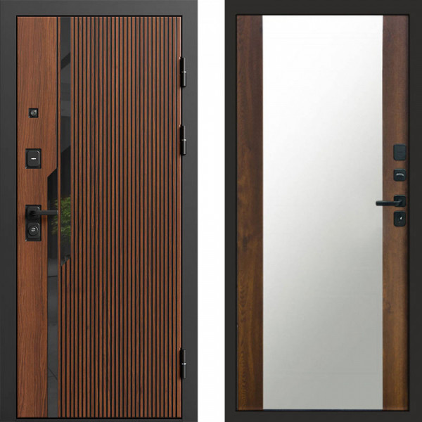 Входная дверь Termo-Door Флекс - Зеркало дуб