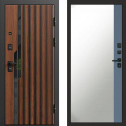 Входная дверь Termo-Door Флекс - Зеркало Фацет Grey софт