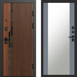 Входная дверь Termo-Door Флекс - Зеркало Grey Софт