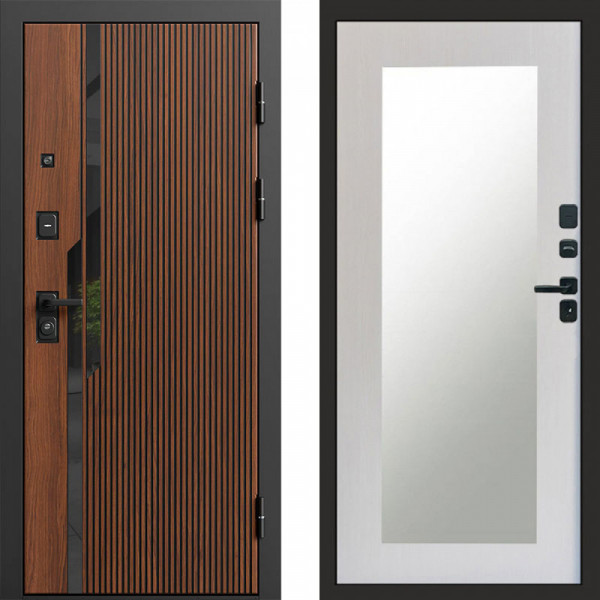 Входная дверь Termo-Door Флекс - Зеркало Триумф лиственница