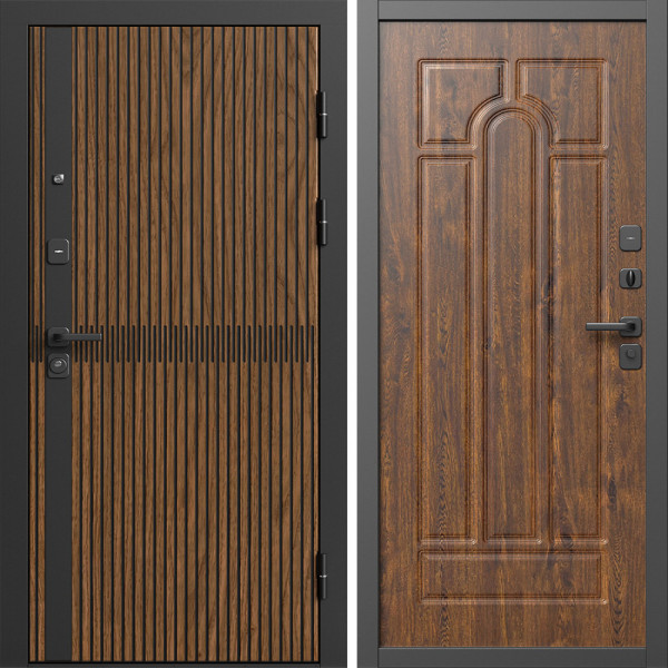 Входная дверь Termo-Door Граунд Дуб - Арка дуб