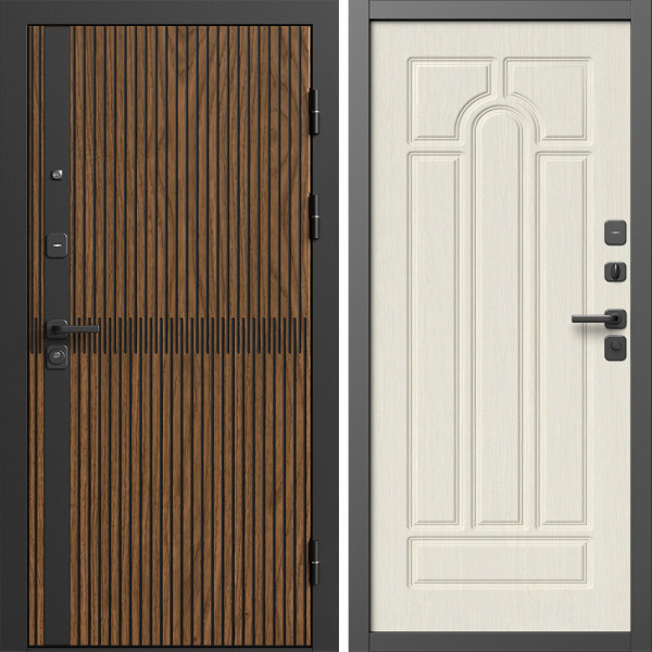 Входная дверь Termo-Door Граунд Дуб - Арка лиственница