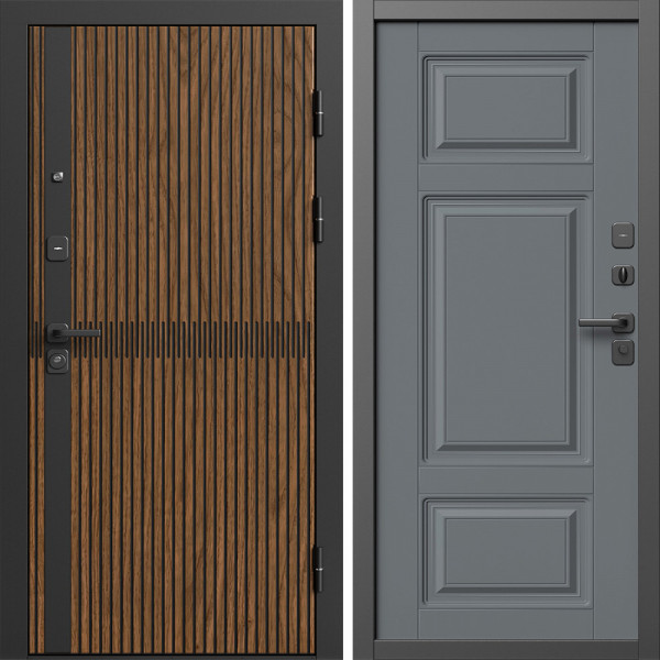 Входная дверь Termo-Door Граунд Дуб - Лион Grey софт