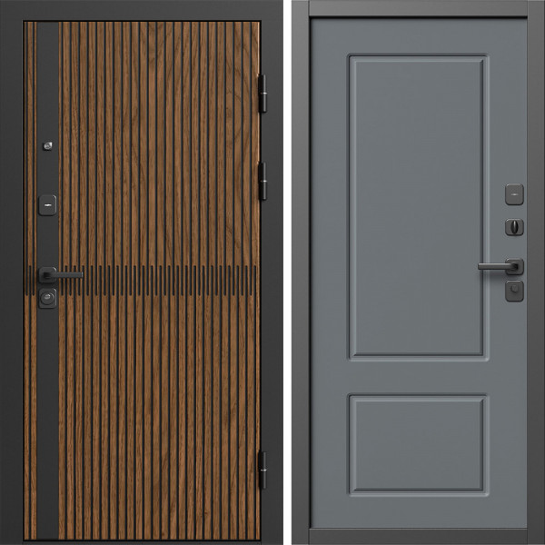 Входная дверь Termo-Door Граунд Дуб - Марсель Grey софт