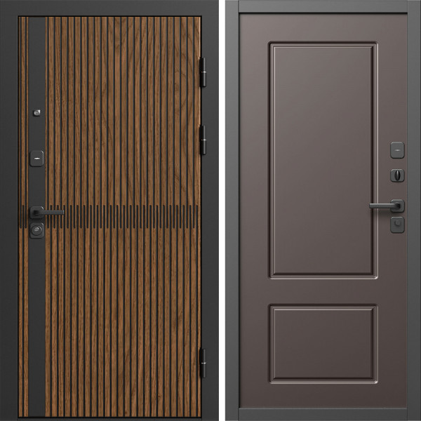 Входная дверь Termo-Door Граунд Дуб - Марсель Шоколад