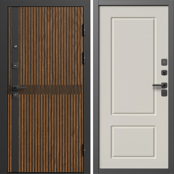 Входная дверь Termo-Door Граунд Дуб - Марсель Слоновая кость
