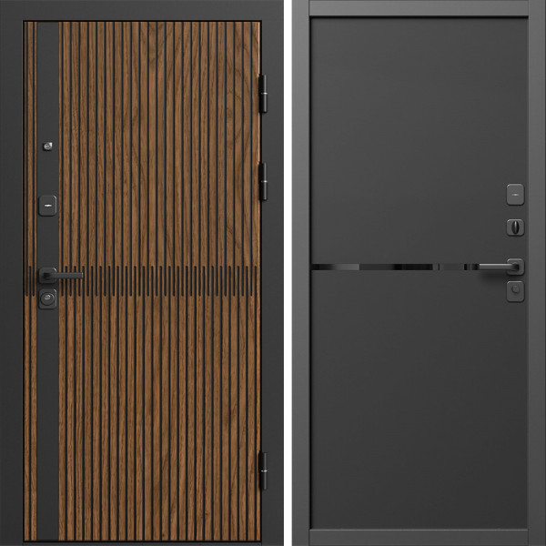 Входная дверь Termo-Door Граунд Дуб - Нео Black