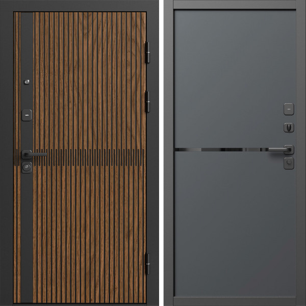 Входная дверь Termo-Door Граунд Дуб - Нео Графит